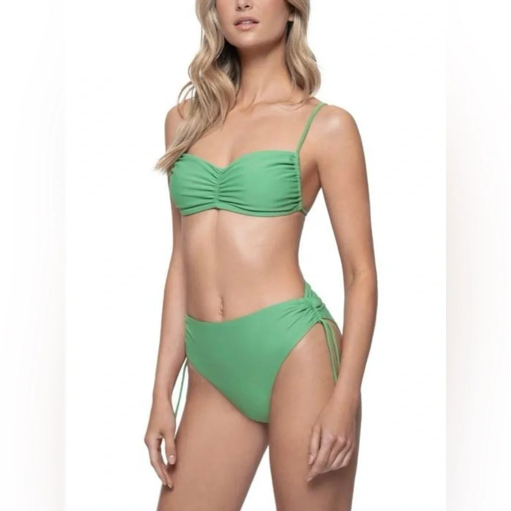 PQ Swim Luna Top and LUNA-RUCHED HIGH WAIST Bottom